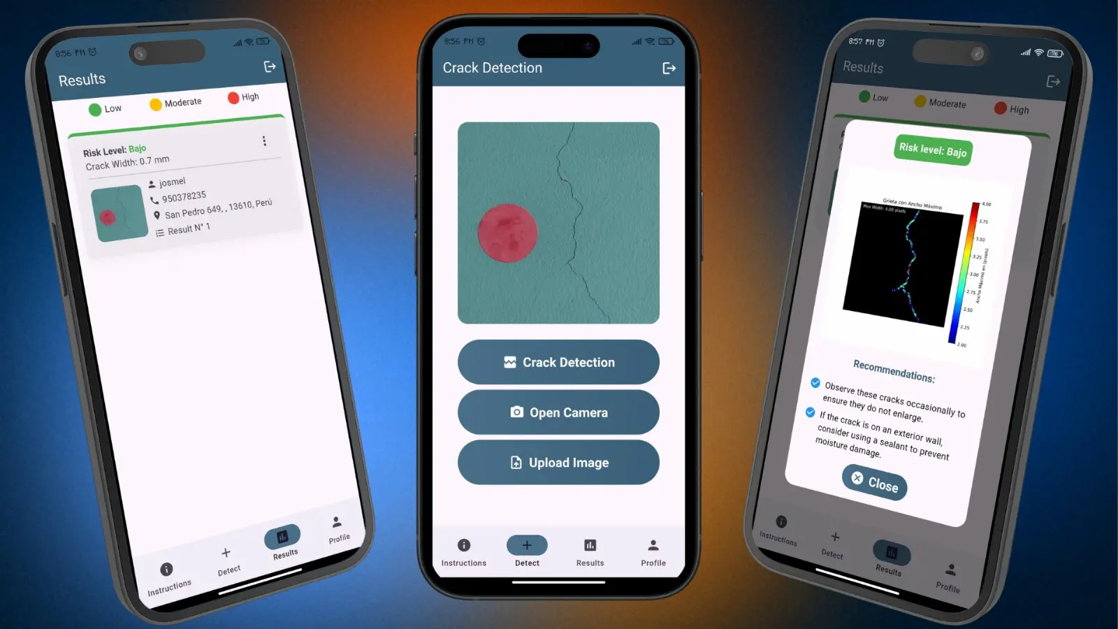 Crack-D - App de clasificación de grietas con Deep Learning