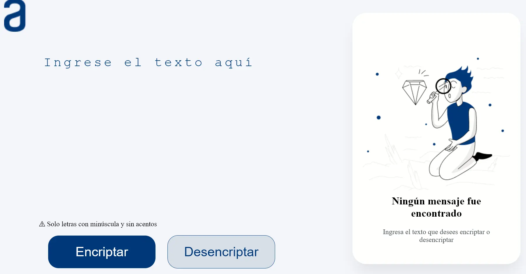Cifrador de texto - Encriptación y desencriptación en tiempo real